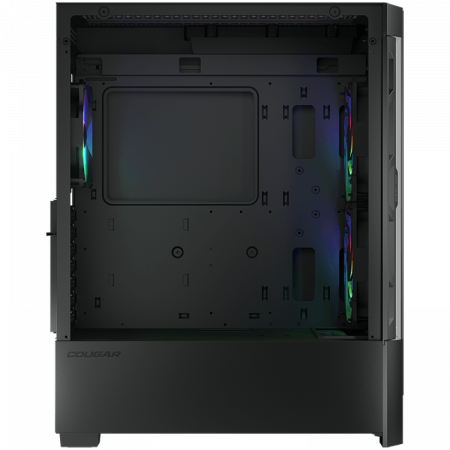 COUGAR | Duoface RGB Black | PC Case | Mid Tower / Airflow Front Panel / 2 x 140mm & 1x 120mm ARGB Fans incl. / TG Left Panel [6]