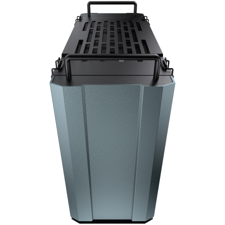 COUGAR | DUST 2 Iron Gray | PC Case | Mini-ITX / Anodized Aluminum Front and Back Panels / 2 x 120mm Fan [2]
