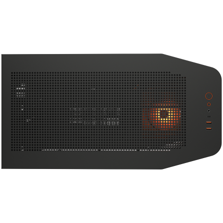 COUGAR | FV270 Black | PC Case | Mid tower / Tempered, Curved Glass Perimeter / Quick Detachable Air Filters / Up to 9 Fans (1x120mm RGB Preinstalled) / Black [9]