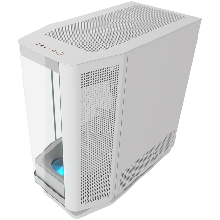 COUGAR | FV270 White | PC Case | Mid tower / Tempered, Curved Glass Perimeter / Quick Detachable Air Filters / Up to 9 Fans (1x120mm RGB Preinstalled) / White [7]