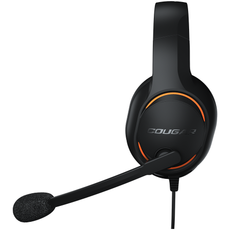 Cougar I DIVE I Headset I Driver 50mm / 9.7mm noise cancelling Mic. / Stereo 3.5mm 4-pole and 3-pole PC adapter / Black [2]