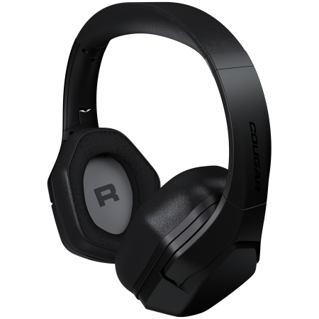 Cougar I SPETTRO I Headset I Wireless + Wired / Bluetooth + 3.5mm / 40mm Hi-Res Titanium Drivers / Active Noise Cancellation / Black [5]