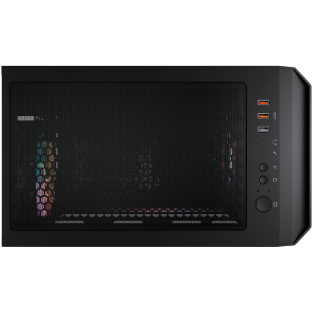 COUGAR | MX430 Air RGB Black | PC Case | Mid Tower / Air Vents Front Panel with ARGB strips / 3 x ARGB Fans / 4mm TG Left Panel [3]