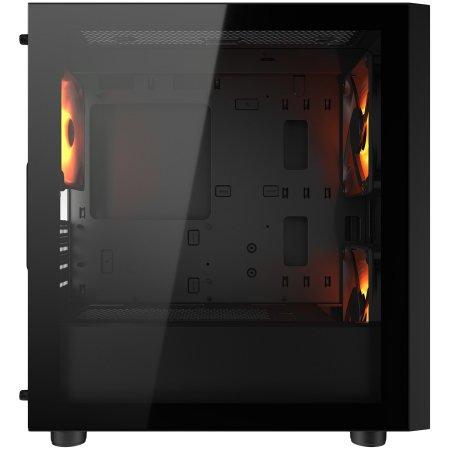 COUGAR | Uniface Mini RGB Black| PC Case | Mini Tower / Mesh Front Panel / 2 x 140mm RGB Fans + 1 x 120mm RGB Fan / TG Left Panel [2]