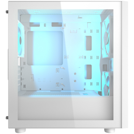 COUGAR | Uniface Mini RGB White| PC Case | Mini Tower / Mesh Front Panel / 2 x 140mm RGB Fans + 1 x 120mm RGB Fan / TG Left Panel [2]