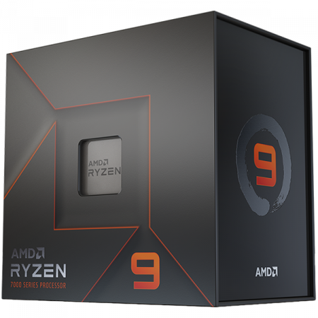 CPU - AMD CPU Desktop Ryzen 9 12C/24T 7900X (4.7/5.0GHz Boost,76MB,170W,AM5) box, with Radeon Graphics
