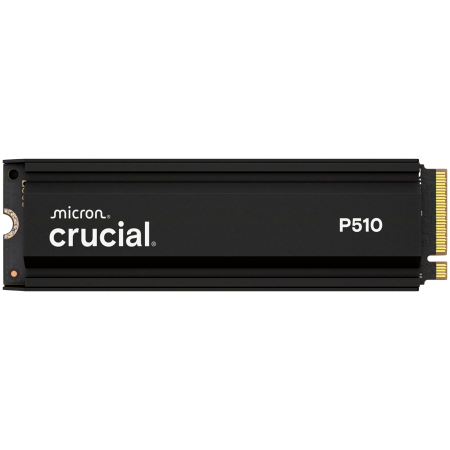 SSD - Crucial P510 2TB PCIe Gen5 NVMe 2280 M.2 SSD with heatsink