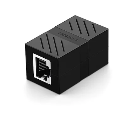 Retelistica - CUPLA RJ-45 Ugreen, \\"NW114\\" pt. cablu UTP, Cat6, RJ-45 (M), viteza maxima 1 Gbps, material plastic, negru \\"20390\\" - 6957303823901