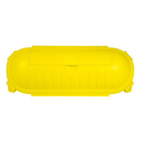 Retelistica - CUTIE protectie priza Logilink, pentru exterior, protectie IP44, galben, "LPS217"