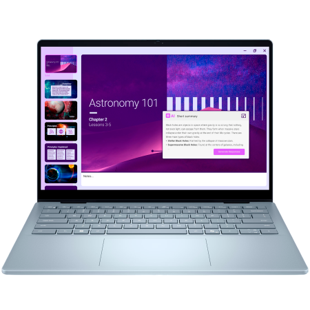 Laptop, Tablete & Telefoane - Dell 14 Plus 2in1,14.0" 16:10FHD+(1920x1200)Touch 300nits,Intel Core Ultra 7 256V(8cores/4.8GHz),16GB(onboard)8533MT/s,1TB(M.2)PCIe NVMe SSD,Intel Arc Graphics,BE201 Wi-Fi 7(2x2)+BT,Backlit Kb,FGP,4ce