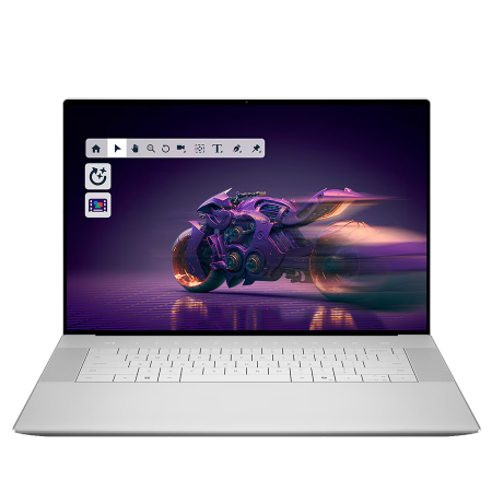 Laptop, Tablete & Telefoane - Dell 16 Premium,16.3" 4K OLED Touch 400nits 48-120Hz,Intel Core Ultra 9 285H(16cores/5.4GHz),32GB(onboard)7467MT/s,4TB(M.2)NVMe SSD,NVIDIA GeForce RTX 5060/8GB,Wi-Fi 7 1750i BE201(2x2)+BT 5.4,Backlit 