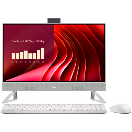 Sisteme PC & Periferice - Dell 24 AIO,23.8" FHD(1920x1080)Infinity NO-Touch,Intel Core i5-1334U(12MB cache,10Cores,up to 4.6GHz),16GB(1x16)5200MT/s,1TB(M.2)PCIe NVMe SSD,Integrated Graphics,Wi-Fi 6E(2x2)+BT,Dell Pro Keyboard a