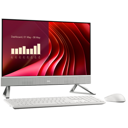 Dell 24 AIO,23.8" FHD(1920x1080)Infinity NO-Touch,Intel Core Ultra 5 322(12MB cache,6Cores,up to 4.4GHz),16GB(1x16)5600MT/s,512GB(M.2)PCIe NVMe SSD,Intel Graphics,Wi-Fi 7 BE213(2x2)+BT,Dell Pro 5 Keyb [1]