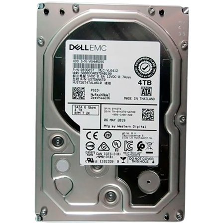 Hard disk uri - Dell - 4TB Hard Drive SATA 6Gbps 7.2K RPM 512n 3.5in, CK