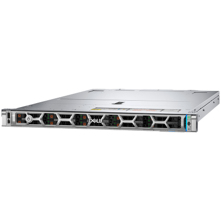 Servere - Dell PowerEdge R470 Rack Server,Intel Xeon 6 Performance 6507P 3.5G(8C/16T),32GB 6400MT/s RDIMM,2x480GB SSD SATA RI(8x2.5''HDD SAS/SATA),PERC H965i,iDRAC10 Ent 17G,1U Std Bezel,Ethernet E610-XAT2 Dual