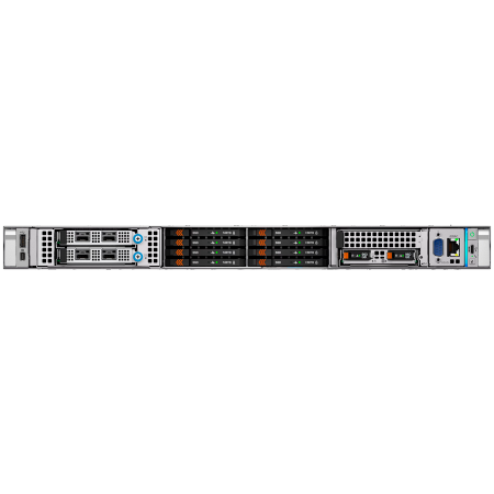 Dell PowerEdge R470 Rack Server,Intel Xeon 6 Performance 6507P 3.5G(8C/16T),32GB 6400MT/s RDIMM,2x480GB SSD SATA RI(8x2.5''HDD SAS/SATA),PERC H965i,iDRAC10 Ent 17G,1U Std Bezel,Ethernet E610-XAT2 Dual [1]