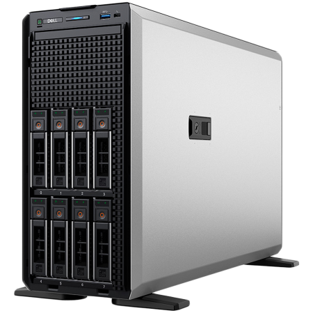 Servere - Dell PowerEdge T560 Tower Server,Intel Xeon 4510 2.4GHz(12C/24T),32GB 5600MT/s RDIMM,2x4TB HDD SAS ISE 12Gbps 7.2K(8x3.5 SAS/SATA),PERC H755,iDRAC9 Enterprise 16G,Bezel,Broadcom 5720,Dual Hot Plug PSU