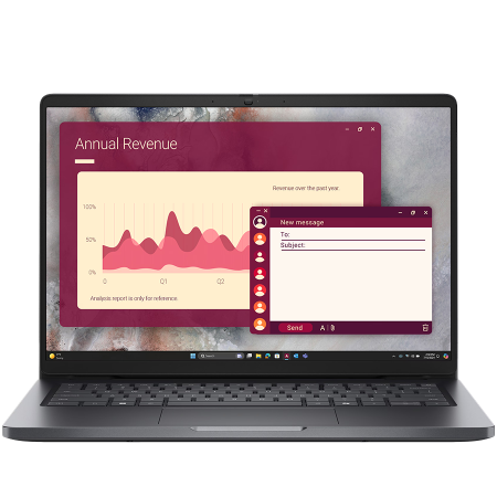 Notebook Business - Dell Pro 14,14"FHD+(1920x1200)400nits 100% sRGB,Intel Core Ultra 7 265U(12 TOPS NPU 12cores/5.3GHz)vPro,32GB(1x32)5600MT/s,1TB SSD,Integrated Intel Graphics,Wi-Fi 6E AX211(2x2)+BT,Backlit Kb,FGP,3cell