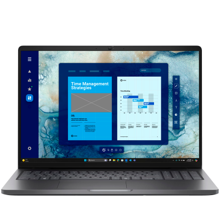 Laptop, Tablete & Telefoane - Dell Pro 16,16"FHD+(1920x1200)IPS 400nits 45% NTSC,Intel Core Ultra 7 265U(12 TOPS NPU 12cores/5.3GHz)vPro,32GB(1x32)5600MT/s,1TB SSD,Integrated Intel Graphics,Wi-Fi 6E AX211(2x2)+BT 5.3,Backlit Kb,FG