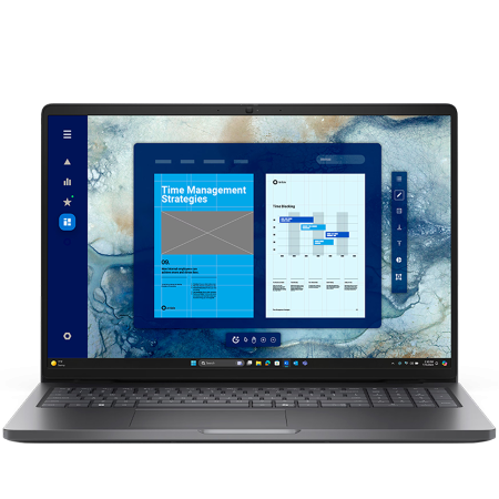 Notebook Business - Dell Pro 16,16"FHD+(1920x1200)Touch 300nits 45% NTSC,Intel Core Ultra 7 265U(12 TOPS NPU 12cores/5.3GHz)vPro,16GB(1x16)5600MT/s,512GB SSD,Integrated Intel Graphics,Wi-Fi 6E AX211(2x2)+BT 5.3,Backlit K