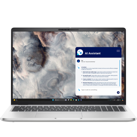 Laptop, Tablete & Telefoane - Dell Pro 16 Plus,16"FHD+(1920x1200)300nits 45% NTSC,Intel Core 5 120U(10cores/5.0GHz),16GB(1x16)5600MT/s,512GB SSD,Integrated Intel Graphics,Wi-Fi 6E AX211(2x2)+BT,Backlit Kb,FGP,3cell 55WHr,Win11Pro,