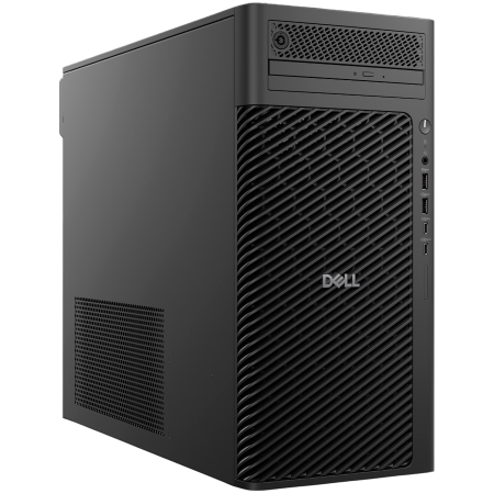 Sisteme PC & Periferice - Dell Pro Max Tower T2,Intel Core Ultra 7 265K(30MB cache/20cores/20threads/3.3 GHz to 5.5 GHz),32GB(2x16)5600MT/s DDR5,1TB SSD TLC,2TB(3.5)7200 RPM HDD,NVIDIA RTX 2000 ADA/16GB,NO Wi-Fi,Dell Mouse-MS1