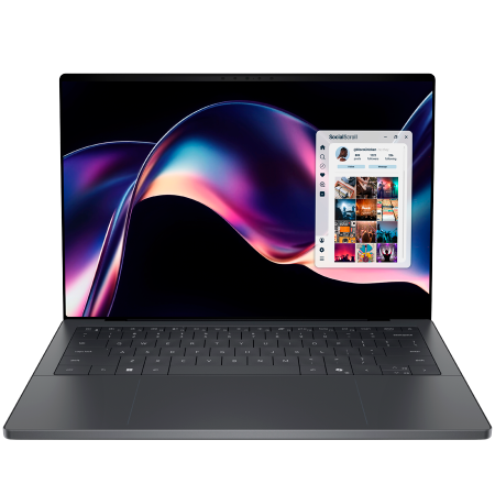 Notebook Business - Dell XPS 14,14.0" 2.8K Touch 20-120Hz OLED 400 nits,Intel Core Ultra X7 358H(18MB/4.8GHz),32GB LPDDR5x 9600MT/s,1TB(M.2)PCIe NVMe SSD,Intel Arc Graphics,Wi-Fi 7 2230(2x2)+BT6,Graphite Backlit Keyboard