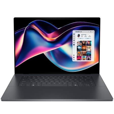 Laptop, Tablete & Telefoane - Dell XPS 16,16.0" 3.2K Touch 20-120Hz OLED 400 nits,Intel Core Ultra X7 358H(18MB/4.8GHz),32GB LPDDR5x 9600MT/s,1TB(M.2)PCIe NVMe SSD,Intel Arc Graphics,Wi-Fi 7 2230(2x2)+BT6,Graphite Backlit Keyboard
