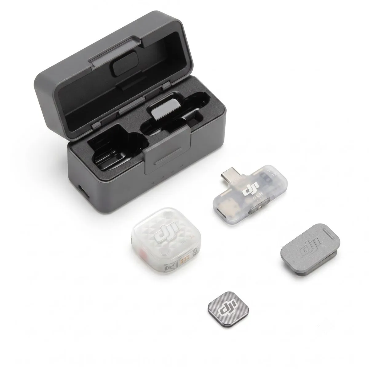 Casti audio telefon - DJI Mic Mini 2S Sistem Microfon Wireless Single TX + 1 Mobile RX + Carcasa Incarcare