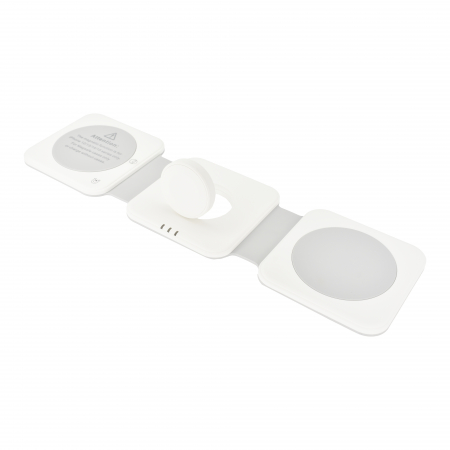Dviced 3-in-1 foldable magnetic wireless charger - White [4]