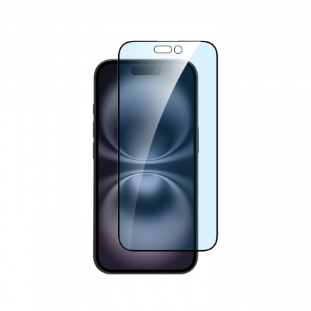 Laptop, Tablete & Telefoane - Dviced anti-blue light tempered glass screen protector edge to edge for iPhone 16 Plus with applicator