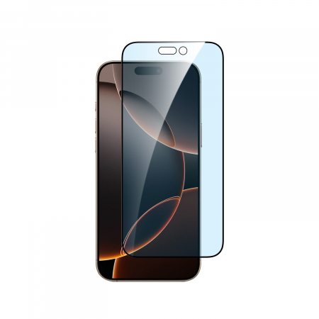 Laptop, Tablete & Telefoane - Dviced anti-blue light tempered glass screen protector edge to edge for iPhone 16 Pro with applicator