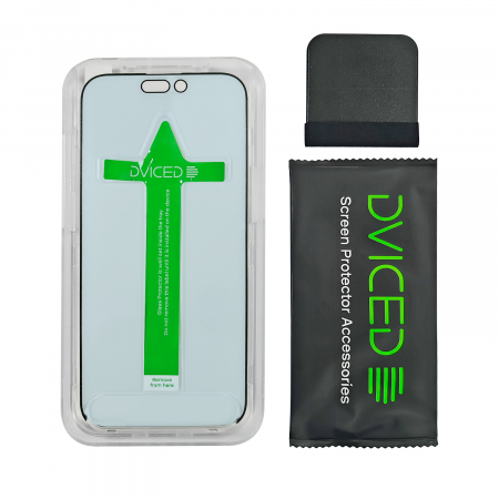 Dviced anti-blue light tempered glass screen protector edge to edge for iPhone 16 with applicator [3]