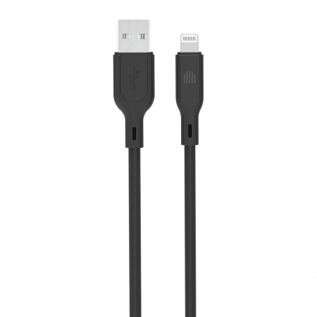 Laptop, Tablete & Telefoane - Dviced Cable USB-A to Lightning silicone 1,25m - Black