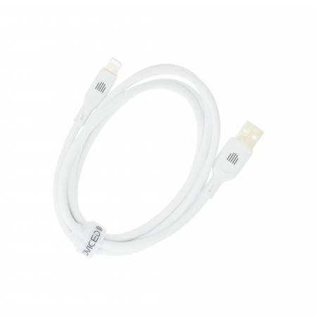 Dviced Cable USB-A to Lightning silicone 1,25m - White [2]