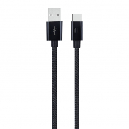 Laptop, Tablete & Telefoane - Dviced Cable USB-A to USB-C Nylon Textile 1,25m - Black