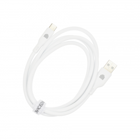 Dviced Cable USB-A to USB-C silicone 1,25m - White [3]