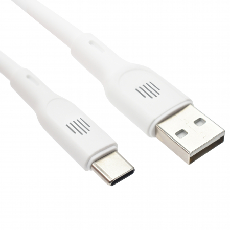 Dviced Cable USB-A to USB-C silicone 1,25m - White [1]