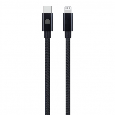 Laptop, Tablete & Telefoane - Dviced Cable USB-C to Lightning Nylon Textile 0,25m - Black