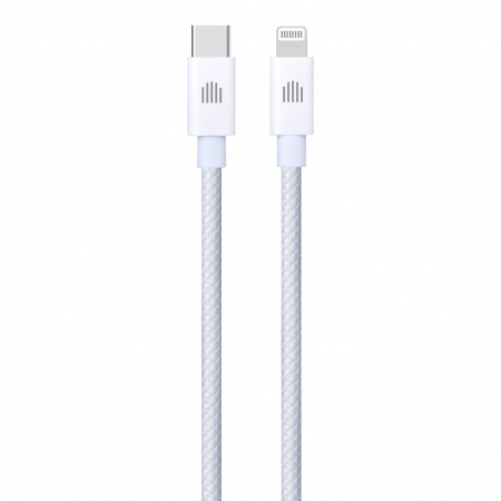 Laptop, Tablete & Telefoane - Dviced Cable USB-C to Lightning Nylon Textile 1,25m - White