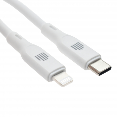 Dviced Cable USB-C to Lightning silicone 1,25m - White [1]