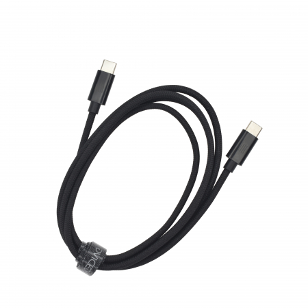 Dviced Cable USB-C to USB-C Nylon Textile 1,25m - Black [1]
