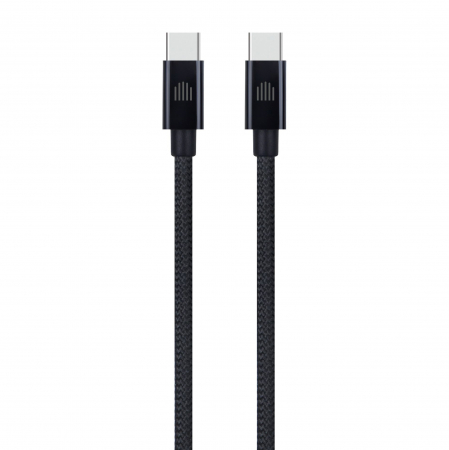 Laptop, Tablete & Telefoane - Dviced Cable USB-C to USB-C Nylon Textile 1,25m - Black