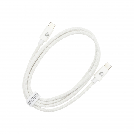 Dviced Cable USB-C to USB-C Nylon Textile 1,25m - White [3]