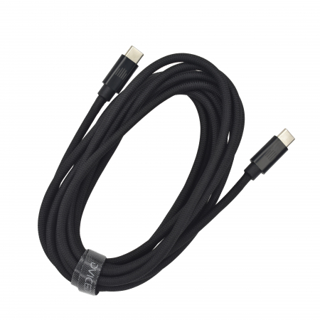 Dviced Cable USB-C to USB-C Nylon Textile 3m - Black [2]