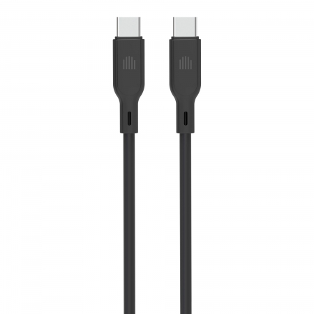 Laptop, Tablete & Telefoane - Dviced Cable USB-C to USB-C silicone 1,25m - Black