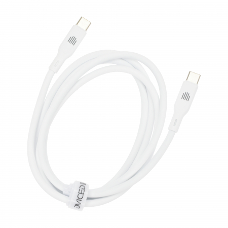 Dviced Cable USB-C to USB-C silicone 1,25m - White [3]