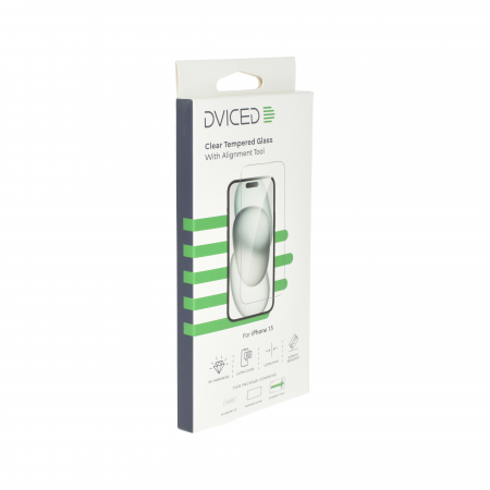 Dviced iPhone 15 clear screen protector with applicator [1]