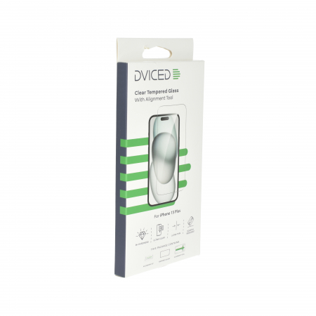 Dviced iPhone 15 plus clear screen protector with applicator [2]