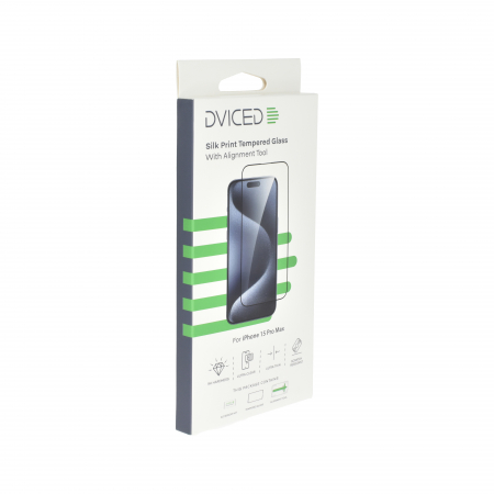 Dviced iPhone 15 pro max silk print screen protector with applicator [3]